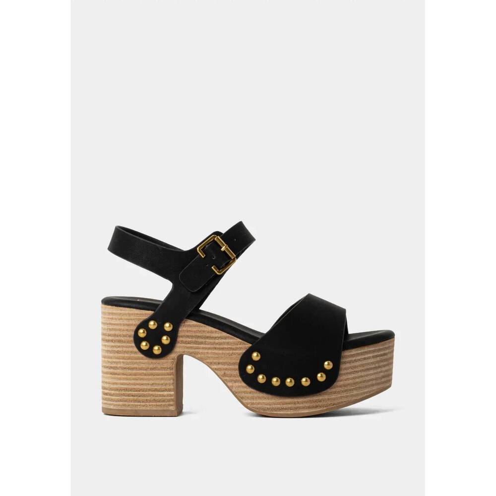 NEW SHU SHOP women's gia platform sandals in black